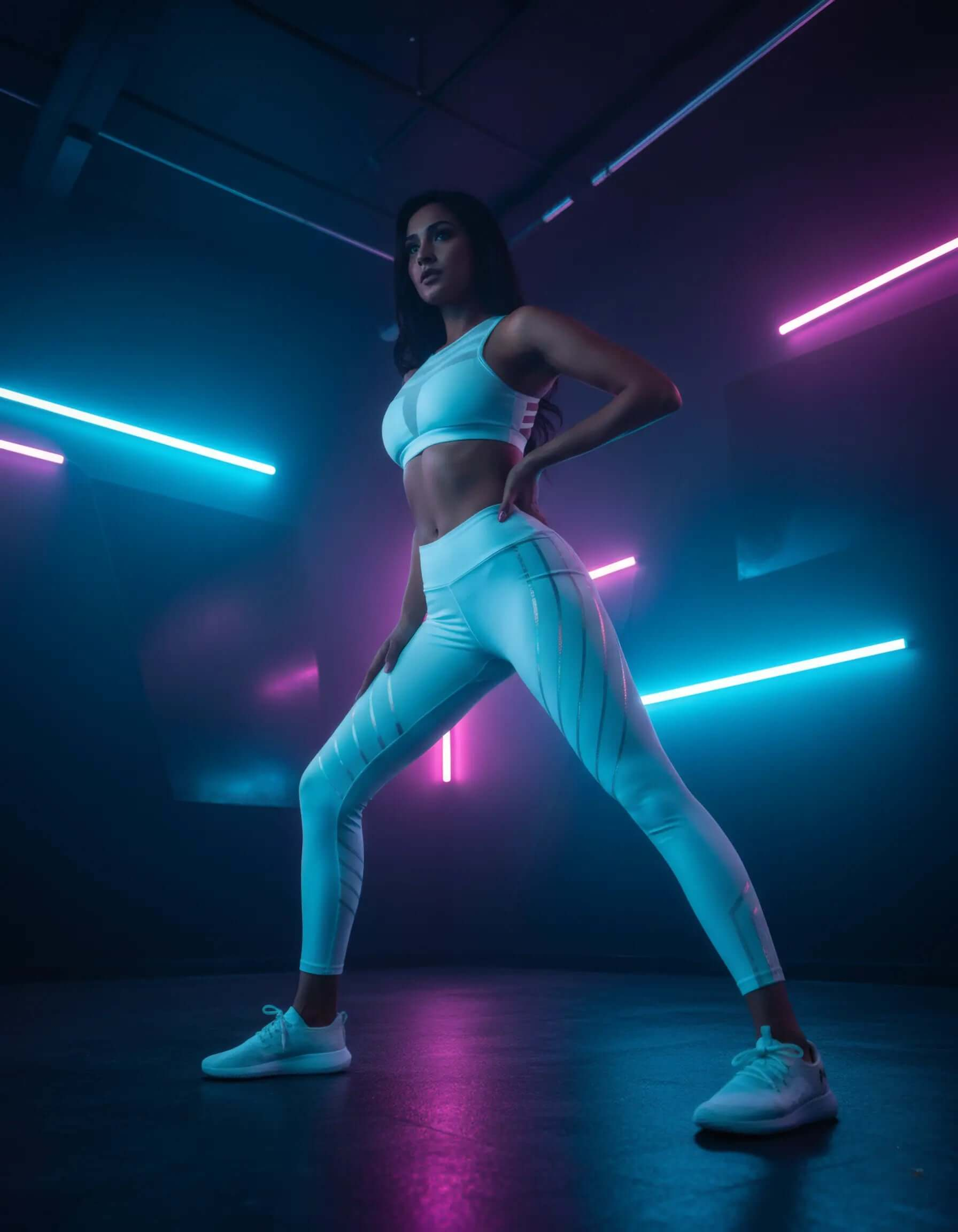 Alpha Juliet Aura High-Waisted Reflective Leggings ALPHA JULIET PREMIUM ACTIVEWEAR