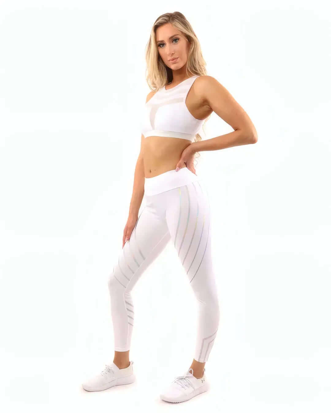 Alpha Juliet Aura High-Waisted Reflective Leggings ALPHA JULIET PREMIUM ACTIVEWEAR